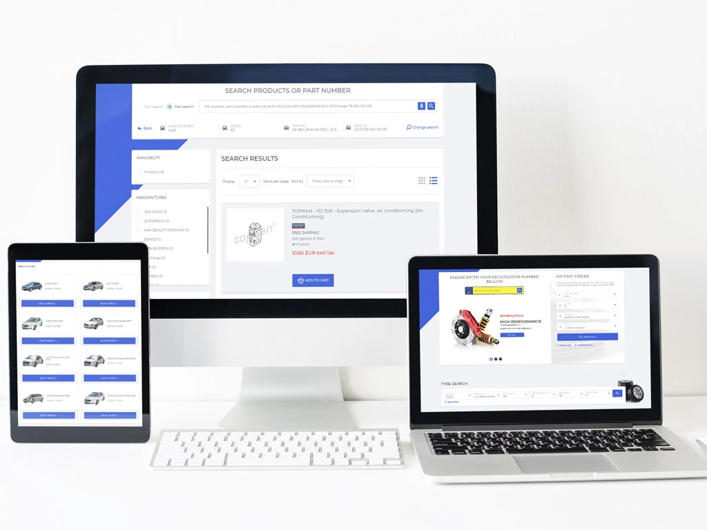New, redesigned retail webshop!